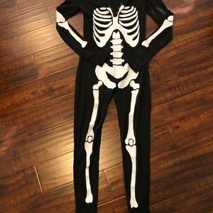 Pink Victoria’s Secret skeleton onesie